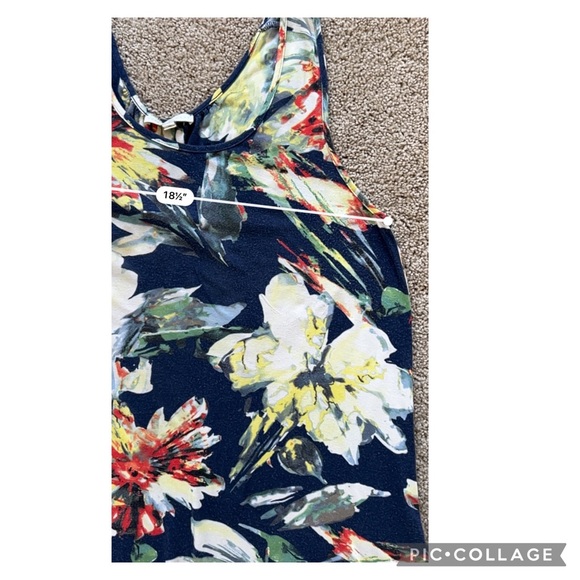 Weston Wear Women's floral Blouse tunic Top Sleeveless Tie in back boho  size M - Picture 8 of 9